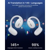 image:imageTOZO RealTime AI Translation Earbuds 80H Playtime Translator Ear BudsWhite