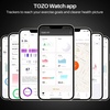 image:imageTOZO S2 Smart Watch Alexa Builtin Fitness Tracker with Heart Rate and Blood Oxygen Monitor Sleep Monitor 5ATM Waterproof 169inch HD Color Touchscreen for Men Women Compatible with iPhone amp AndroidMatte Black