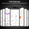image:imageTOZO S2 Smart Watch Alexa Builtin Fitness Tracker with Heart Rate and Blood Oxygen Monitor Sleep Monitor 5ATM Waterproof 169inch HD Color Touchscreen for Men Women Compatible with iPhone amp AndroidDark Black