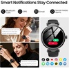 image:imageTOZO S8 AMOLED Smart Watch for Women Men 3ATM Waterproof Fitness TrackerMatte Black