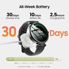 image:imageTOZO S8 AMOLED Smart Watch for Women Men 3ATM Waterproof Fitness TrackerMatte Black