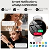 image:imageTOZO S8 AMOLED Smart Watch for Women Men 3ATM Waterproof Fitness TrackerWhite