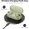 image:imageTOZO T10 Wireless Earbuds Powerful Bass Stereo Wireless Charging APP IPX8Light Green