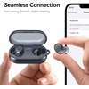 image:imageTOZO T10 Wireless Earbuds Powerful Bass Stereo Wireless Charging APP IPX8Matte Blue