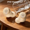 image:imageTOZO T10 Wireless Earbuds Powerful Bass Stereo Wireless Charging APP IPX8Matte Khaki