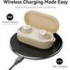image:imageTOZO T10 Wireless Earbuds Powerful Bass Stereo Wireless Charging APP IPX8Matte Khaki