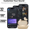 image:imageTOZO T10 Wireless Earbuds Powerful Bass Stereo Wireless Charging APP IPX8Matte Khaki