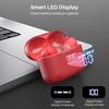 image:imageTOZO T20 Wireless Earbuds 97H Playtime Wireless Charging LED Display CaseRed