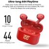 image:imageTOZO T21 Wireless Earbuds Bluetooth 53 in Ear Headphones Dual Mic Call Noise Cancelling IPX8 Waterproof 44H Playback Stereo Sound with LED Display Wireless Charging Case 32 EQs via APP Red