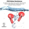 image:imageTOZO T21 Wireless Earbuds Bluetooth 53 in Ear Headphones Dual Mic Call Noise Cancelling IPX8 Waterproof 44H Playback Stereo Sound with LED Display Wireless Charging Case 32 EQs via APP Red