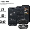image:imageTOZO Wireless Earbuds Bluetooth 53 Ergonomic Light Weight in Ear HeadphoneDark Black