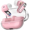 image:imageTOZO Crystal Pods Hybrid Active Noise Cancelling Wireless Earbuds WhitePink