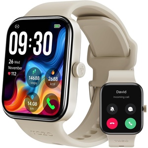 image:imageTOZO AMOLED S4 Smart Watch 178 UltraClear Screen for Men WomenGold