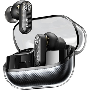 image:imageTOZO Crystal Pods Hybrid Active Noise Cancelling Wireless Earbuds WhiteBlack
