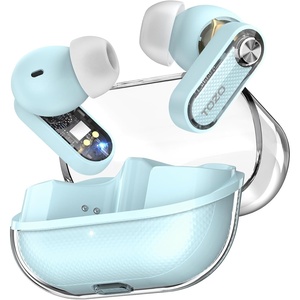 image:imageTOZO Crystal Pods Hybrid Active Noise Cancelling Wireless Earbuds WhiteBlue