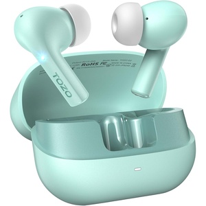 image:imageTOZO E2 Wireless Earbuds with 10mm Powerful Bass Drivers AI Clear CallsDark Green