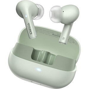 image:imageTOZO E2 Wireless Earbuds with 10mm Powerful Bass Drivers AI Clear CallsGreen