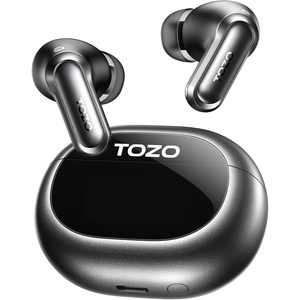 image:imageTOZO NC20 Pro Active Noise Cancelling Wireless Earbuds Smart LCD ScreenGlossyBlack
