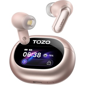 image:imageTOZO NC20 Pro Active Noise Cancelling Wireless Earbuds Smart LCD ScreenPink