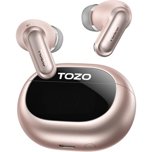image:imageTOZO NC20 Pro Active Noise Cancelling Wireless Earbuds Smart LCD ScreenTitanium Pink