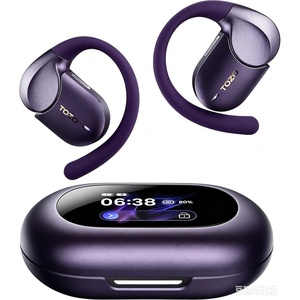 image:imageTOZO Open X2 Pro AI Smart Open Ear Earbuds LCD Digital Screen Stereo SoundPurple