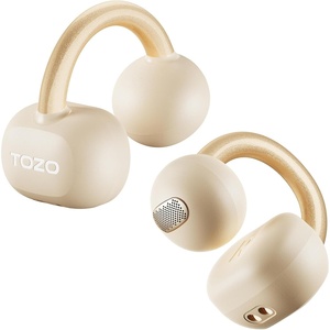 image:imageTOZO OpenEarRing Open Ear Earbuds 40H Bluetooth 54 Lightweight ComfortKhaki