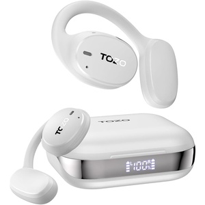 image:imageTOZO OpenEgo Open Ear Earbuds 80H Bluetooth 53 Headphones Sport EarbudsSnow White