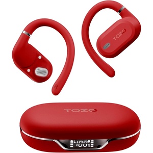 image:imageTOZO OpenWear Open Ear Earbuds AI Translation Real Time 145 LanguagesRed