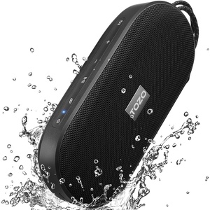 image:imageTOZO PA1 Portable Bluetooth Speaker Powerful Stereo Sound with Deep BassMatte Black