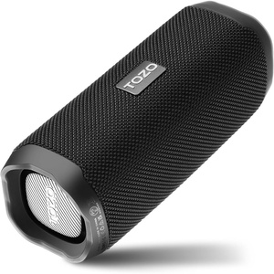 image:imageTOZO PA2 Portable Bluetooth Speaker with Dual Drivers and Bass DiaphragmsBlack