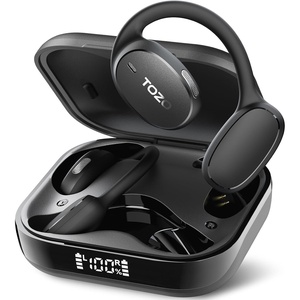 image:imageTOZO RealTime AI Translation Earbuds 80H Playtime Translator Ear BudsDark Black