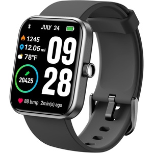 image:imageTOZO S2 Smart Watch Alexa Builtin Fitness Tracker with Heart Rate and Blood Oxygen Monitor Sleep Monitor 5ATM Waterproof 169inch HD Color Touchscreen for Men Women Compatible with iPhone amp AndroidDark Black