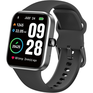 image:imageTOZO S2 Smart Watch Alexa Builtin Fitness Tracker with Heart Rate and Blood Oxygen Monitor Sleep Monitor 5ATM Waterproof 169inch HD Color Touchscreen for Men Women Compatible with iPhone amp AndroidMatte Black