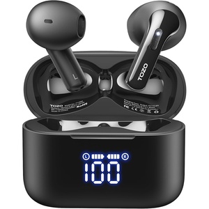 image:imageTOZO T21 Wireless Earbuds Bluetooth 53 in Ear Headphones Stereo SoundBlack